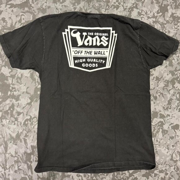 Vans Men's Black and Grey T-shirt - Picture 2 of 3